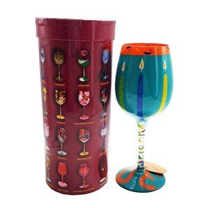 Lolita "30 ish" Love My Wine Collection Wine Glass Gift Box 15 oz Birthday NEW